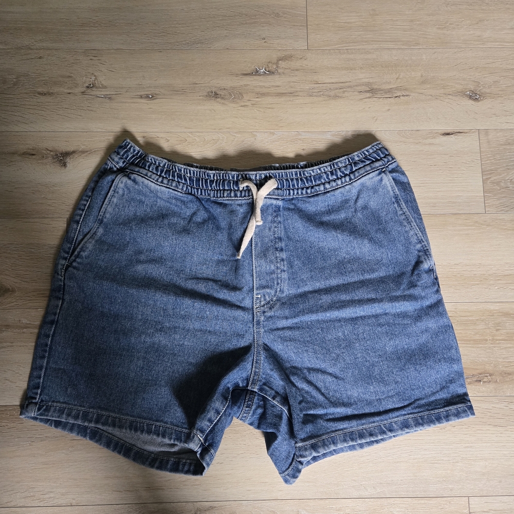 Men's Blue Denim Shorts